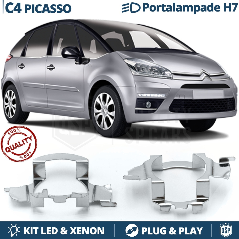 2X Adaptatores del Retenedor Soporte Bombilla para Montaje KIT LED H7 para CITROEN C4/ GRAND C4 PICASSO (06-13) 2X Adaptatores del Retenedor Soporte Bombilla para Montaje KIT LED H7 para CITROEN C4/ GRAND C4 PICASSO (06-13)