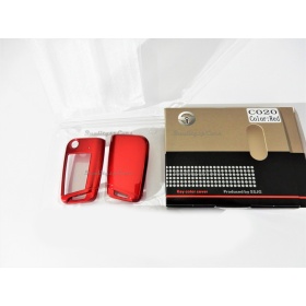 Red Hard Remote Key Cover for Skoda KAROQ Protector Shell Case in Thermal Abs