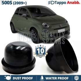 1 SCHEINWERFER Abdeckkappe Abdeckung FÜR FIAT 500S (2009-) Abblendlicht ABS für Kit Led xenon Umbau Ersatz