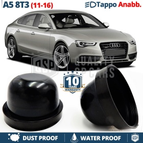 1 TAPPO MAGGIORATO FARI Anabbaglianti PER AUDI A5 8T3 RESTYLING (11-16) Coperchio ANTIPOLVERE Installazione KIT LED E XENON