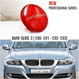 LLAVE BOTÓN DE ENCENDIDO DEL MOTOR ROJO "PERFORMANCE" EN ABS PARA BMW SERIE 3 E90 E91 E92 E93 , ANTICHUADO NO HUELLAS