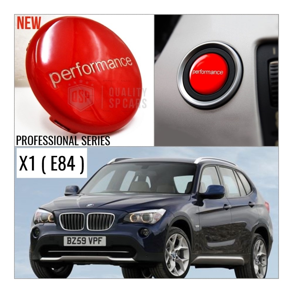 LLAVE BOTÓN DE ENCENDIDO DEL MOTOR ROJO "PERFORMANCE" EN ABS PARA BMW SERIE X1 E84 , ANTICHUADO NO HUELLAS LLAVE BOTÓN DE ENCENDIDO DEL MOTOR ROJO "PERFORMANCE" EN ABS PARA BMW SERIE X1 E84 , ANTICHUADO NO HUELLAS