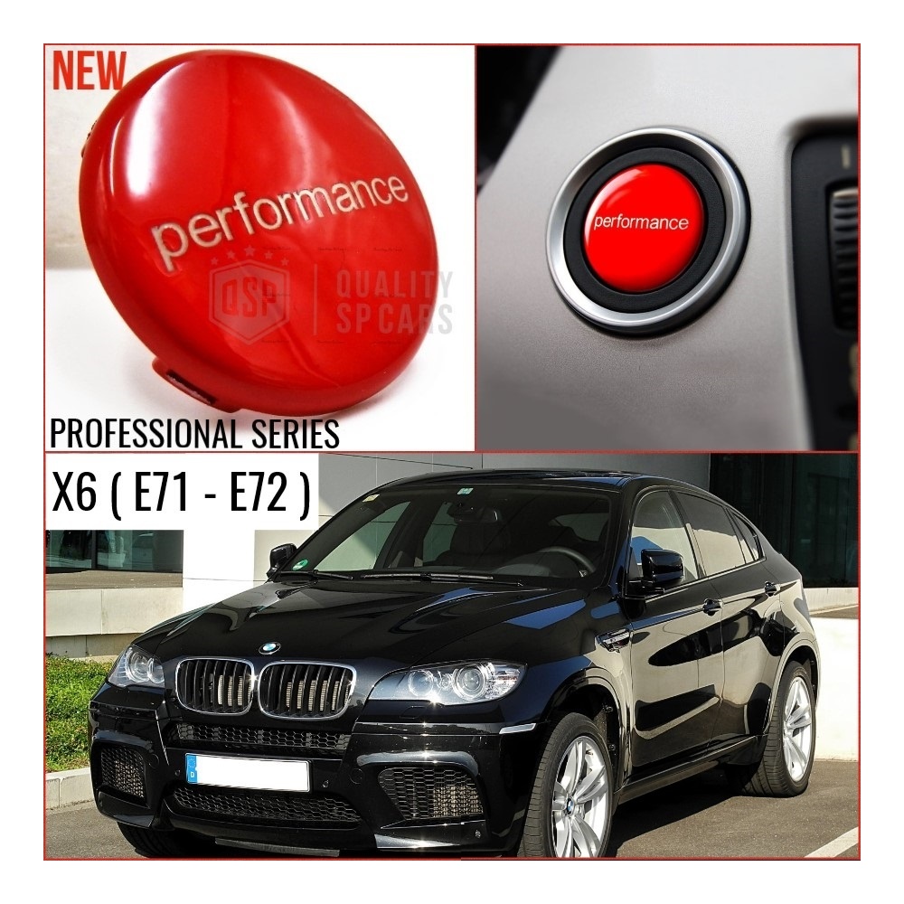 LLAVE BOTÓN DE ENCENDIDO DEL MOTOR ROJO "PERFORMANCE" EN ABS PARA BMW SERIE X6 E71 E72 , ANTICHUADO NO HUELLAS LLAVE BOTÓN DE ENCENDIDO DEL MOTOR ROJO "PERFORMANCE" EN ABS PARA BMW SERIE X6 E71 E72 , ANTICHUADO NO HUELLAS