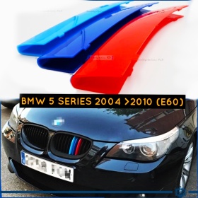 X3 Streifen Kühlergrill Abdeckung Für Bmw 5er E60 E61 in farben M Sport