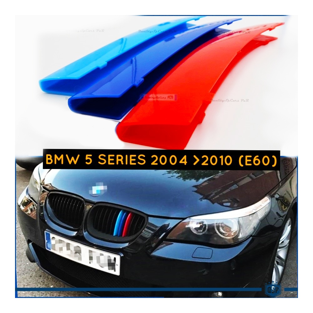 X3 Streifen Kühlergrill Abdeckung Für Bmw 5er E60 E61 in farben M Sport