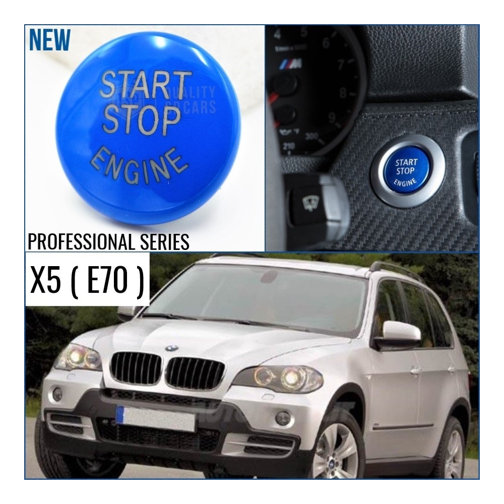 LLAVE BOTÓN DE ENCENDIDO DEL MOTOR AZUL "START STOP ENGINE" EN ABS PARA BMW SERIE X5 E70 , ANTICHUADO NO HUELLAS LLAVE BOTÓN DE ENCENDIDO DEL MOTOR AZUL "START STOP ENGINE" EN ABS PARA BMW SERIE X5 E70 , ANTICHUADO NO HUELLAS