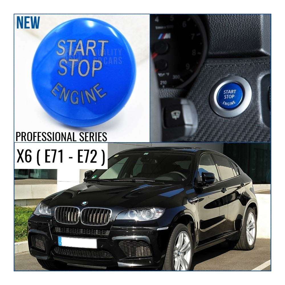 LLAVE BOTÓN DE ENCENDIDO DEL MOTOR AZUL "START STOP ENGINE" EN ABS PARA BMW SERIE X6 E71 E72 , ANTICHUADO NO HUELLAS LLAVE BOTÓN DE ENCENDIDO DEL MOTOR AZUL "START STOP ENGINE" EN ABS PARA BMW SERIE X6 E71 E72 , ANTICHUADO NO HUELLAS