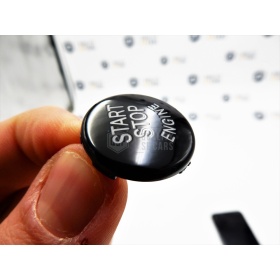 LLAVE BOTÓN DE ENCENDIDO DEL MOTOR NEGRO "START STOP ENGINE" EN ABS PARA BMW SERIE 5 E60/61 , ANTICHUADO NO HUELLAS