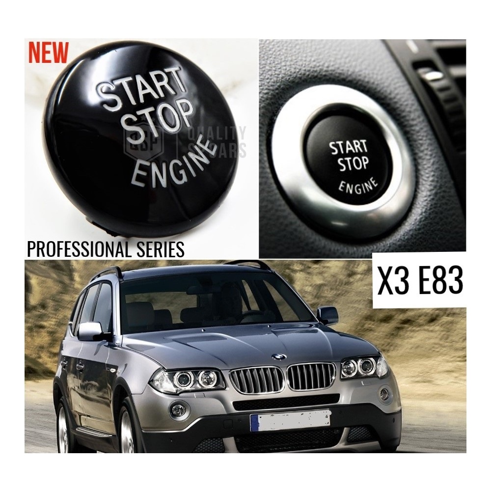LLAVE BOTÓN DE ENCENDIDO DEL MOTOR NEGRO "START STOP ENGINE" EN ABS PARA BMW SERIE X3 E83 , ANTICHUADO NO HUELLAS LLAVE BOTÓN DE ENCENDIDO DEL MOTOR NEGRO "START STOP ENGINE" EN ABS PARA BMW SERIE X3 E83 , ANTICHUADO NO HUELLAS