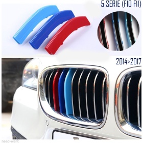 3x RIÑONES REJILLA en colores M Sport para BMW SERIE 5 F10 F11 DESDE 2014 FACELIFT en ABS
