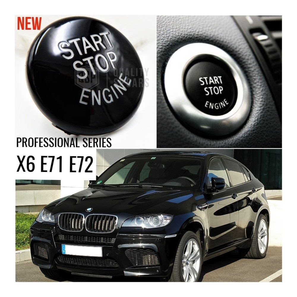 LLAVE BOTÓN DE ENCENDIDO DEL MOTOR NEGRO "START STOP ENGINE" EN ABS PARA BMW SERIE X6 E71 E72 , ANTICHUADO NO HUELLAS LLAVE BOTÓN DE ENCENDIDO DEL MOTOR NEGRO "START STOP ENGINE" EN ABS PARA BMW SERIE X6 E71 E72 , ANTICHUADO NO HUELLAS