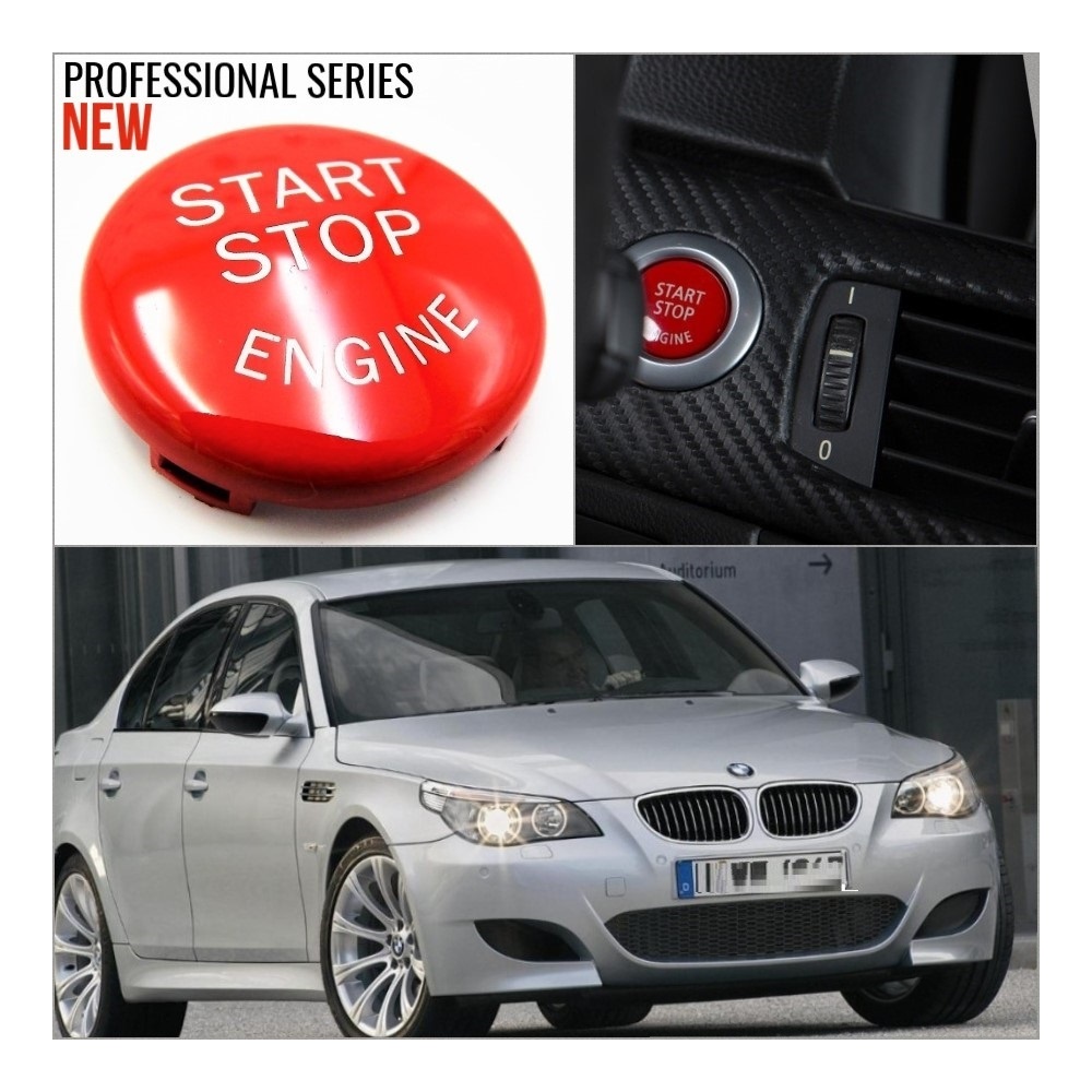 LLAVE BOTÓN DE ENCENDIDO DEL MOTOR ROJO "START STOP ENGINE" EN ABS PARA BMW SERIE 5 E60/61 , ANTICHUADO NO HUELLAS LLAVE BOTÓN DE ENCENDIDO DEL MOTOR ROJO "START STOP ENGINE" EN ABS PARA BMW SERIE 5 E60/61 , ANTICHUADO NO HUELLAS