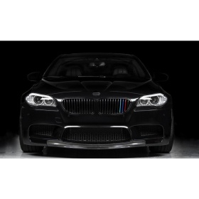 X3 Streifen Kühlergrill Abdeckung Für Bmw 5er (F10 F11) BIS 2013 PRE FACELIFT in farben M Sport