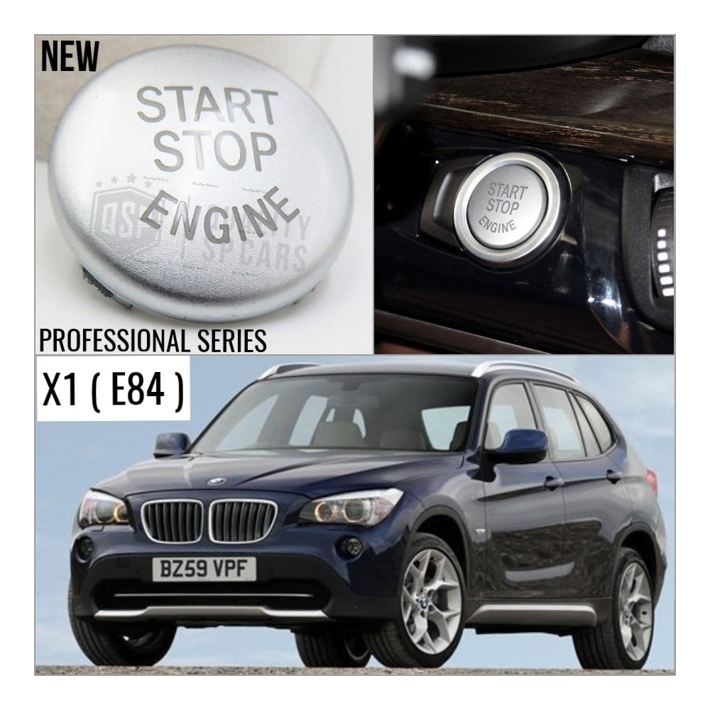 LLAVE BOTÓN DE ENCENDIDO DEL MOTOR GRIS "START STOP ENGINE" EN ABS PARA BMW SERIE X1 E84 , ANTICHUADO NO HUELLAS LLAVE BOTÓN DE ENCENDIDO DEL MOTOR GRIS "START STOP ENGINE" EN ABS PARA BMW SERIE X1 E84 , ANTICHUADO NO HUELLAS