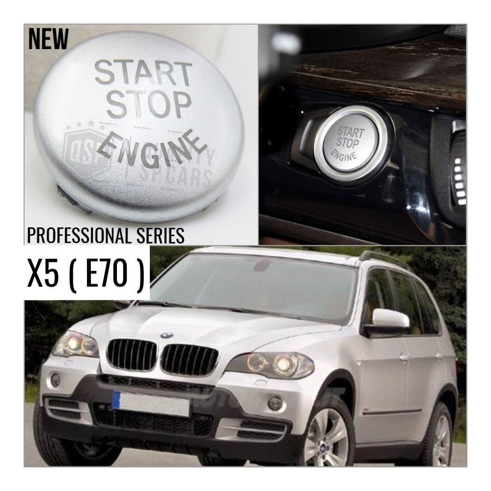 LLAVE BOTÓN DE ENCENDIDO DEL MOTOR GRIS "START STOP ENGINE" EN ABS PARA BMW SERIE X5 E70 , ANTICHUADO NO HUELLAS LLAVE BOTÓN DE ENCENDIDO DEL MOTOR GRIS "START STOP ENGINE" EN ABS PARA BMW SERIE X5 E70 , ANTICHUADO NO HUELLAS