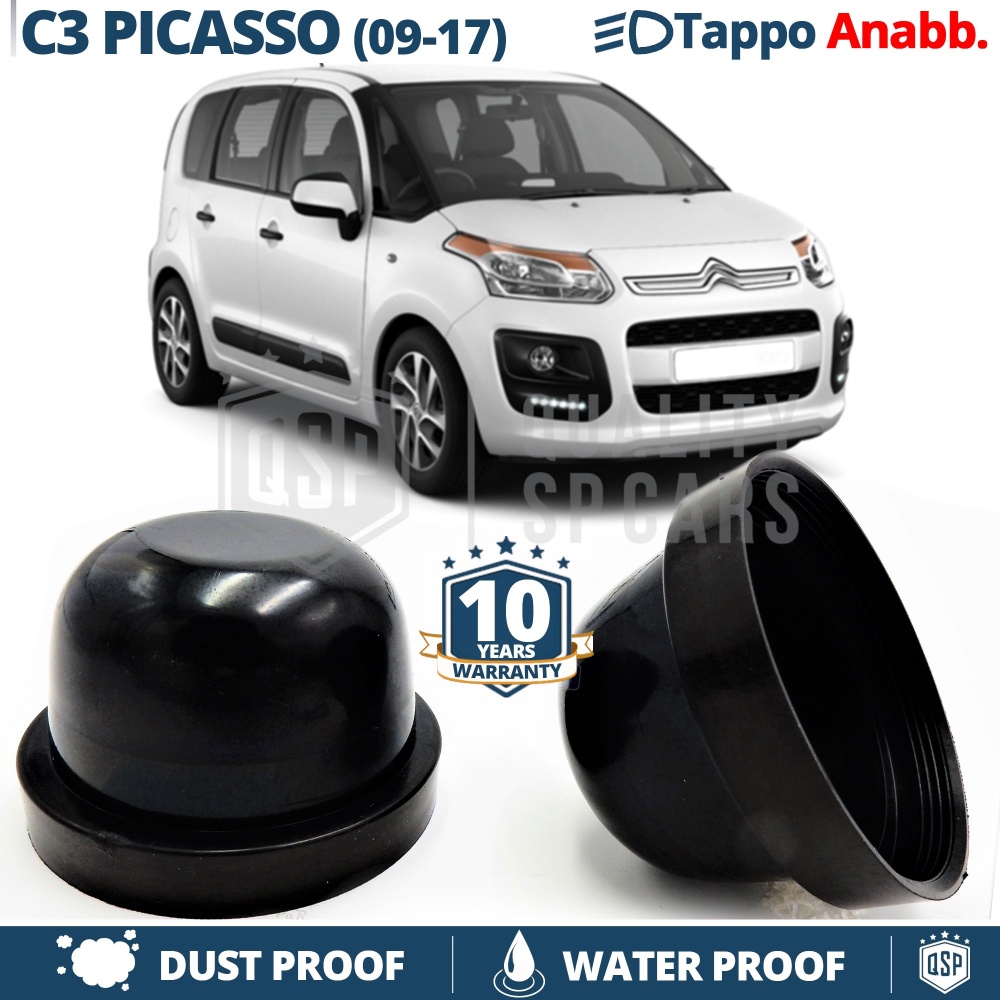 1 TAPÓN GUARDAPOLVO de faro para CITROEN C3 PICASSO (09-17) Luces de Cruce Cubierta Bombilla para Installación Kit Led Xenon 1 TAPÓN GUARDAPOLVO de faro para CITROEN C3 PICASSO (09-17) Luces de Cruce Cubierta Bombilla para Installación Kit Led Xenon
