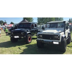 X2 Faros Delanteros LED 7" Pulgadas, 6500K para LAND ROVER DEFENDER Luces de Estacionamiento - Luces de Cruce - Luces de Carretera - Angel Eyes - Intermitente