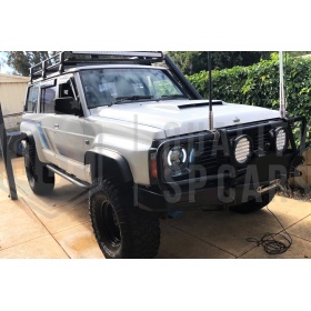 X2 Faros Delanteros LED 7" Pulgadas, 6500K para NISSAN PATROL GR (Y60) Luces de Estacionamiento - Luces de Cruce - Luces de Carretera - Angel Eyes - Intermitente
