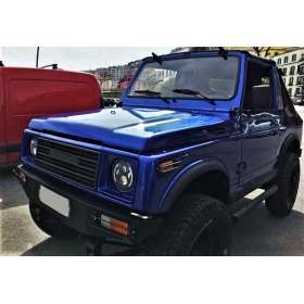 X2 Faros Delanteros LED 7" Pulgadas, 6500K para SUZUKI JIMNY Luces de Estacionamiento - Luces de Cruce - Luces de Carretera - Angel Eyes - Intermitente