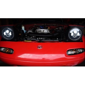 X2 Faros Delanteros LED 7" Pulgadas, 6500K para MAZDA MX-5 1 (NA) Luces de Estacionamiento - Luces de Cruce - Luces de Carretera