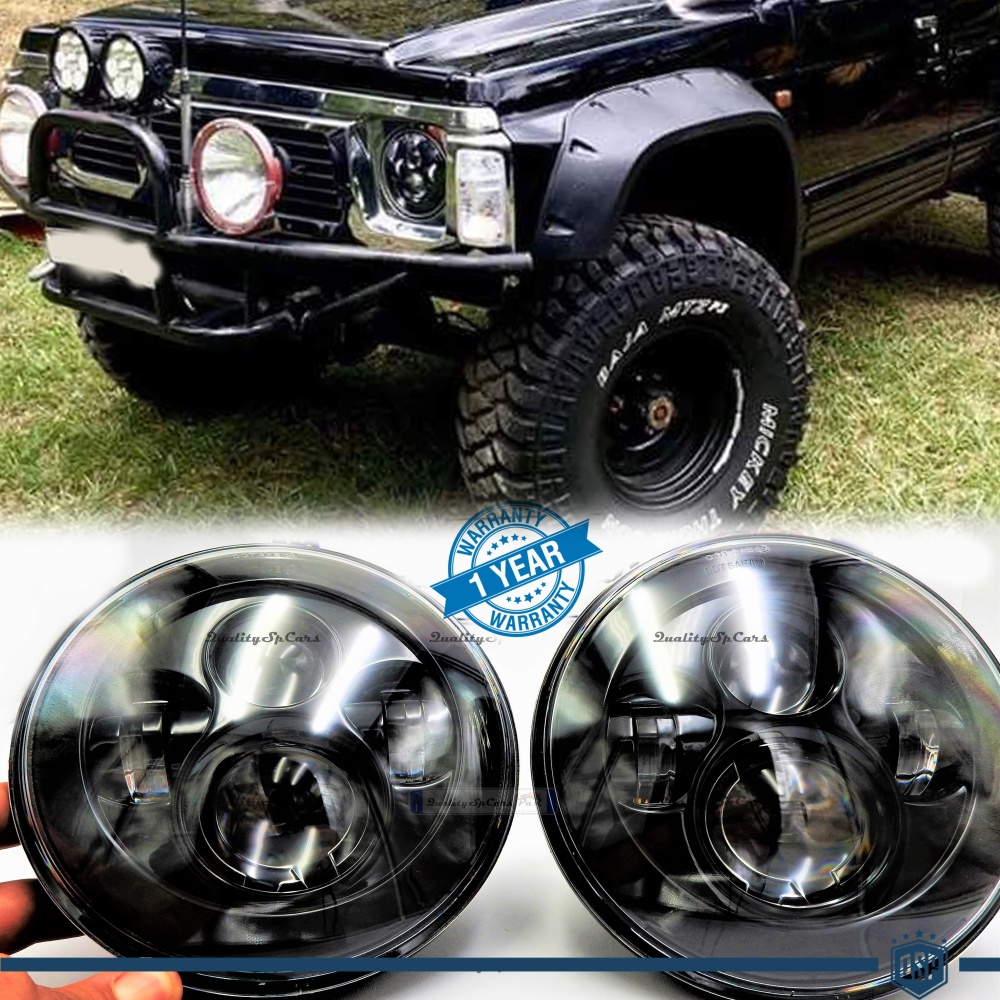 X2 Faros Delanteros LED 7" Pulgadas, 6500K para NISSAN PATROL GR (Y60) Luces de Estacionamiento - Luces de Cruce - Luces de Carretera X2 Faros Delanteros LED 7" Pulgadas, 6500K para NISSAN PATROL GR (Y60) Luces de Estacionamiento - Luces de Cruce - Luces de Carretera