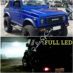 X2 Faros Delanteros LED 7" Pulgadas, 6500K para SUZUKI JIMNY Luces de Estacionamiento - Luces de Cruce - Luces de Carretera