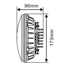 X2 Faros Delanteros LED 7" Pulgadas, 6500K para SUZUKI JIMNY Luces de Estacionamiento - Luces de Cruce - Luces de Carretera
