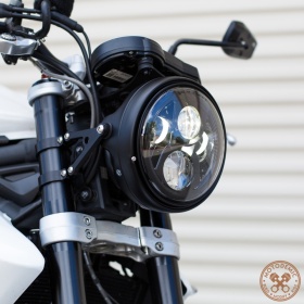 X1 Faro Delanteros LED 7" Pulgadas, 6500K para HARLEY DAVINDSON BOBBER SPORTSER DYNA Luces de Estacionamiento - Luces de Cruce - Luces de Carretera