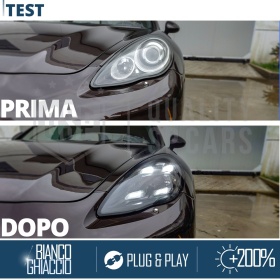 2 FAROS DELANTEROS LED Para Porsche Panamera 2009-14 APROBADOS | Transformación de Faros MATRIX Style