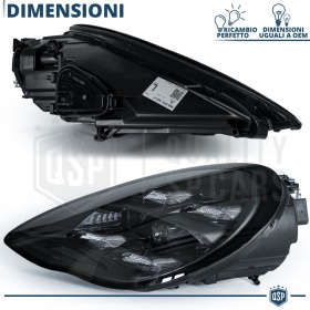 2 FAROS DELANTEROS LED Para Porsche Panamera 2009-14 APROBADOS | Transformación de Faros MATRIX Style