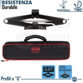 Gato para Coche PROFESSIONAL Portátil Elevador Heyner GERMANY | Capacidad 2.0T | Aprobado por TÜV GS