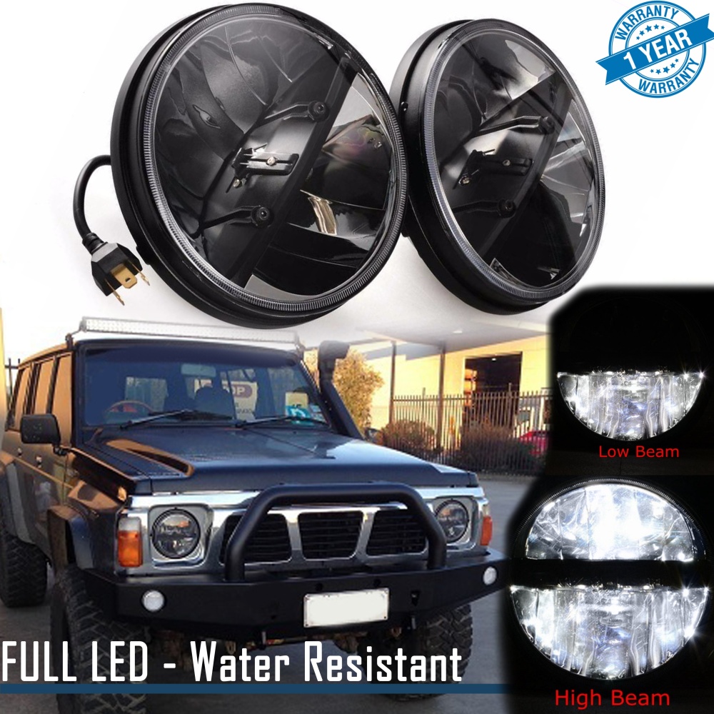 X2 Faros Delanteros LED 7" Pulgadas, 6500K para NISSAN PATROL GR (Y60) Luces de Estacionamiento - Luces de Cruce - Luces de Carretera X2 Faros Delanteros LED 7" Pulgadas, 6500K para NISSAN PATROL GR (Y60) Luces de Estacionamiento - Luces de Cruce - Luces de Carretera