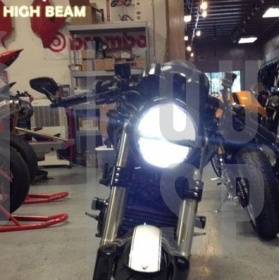 X1 Faro Delanteros LED 7" Pulgadas, 6500K para HARLEY DAVINDSON BOBBER SPORTSER DYNA Luces de Estacionamiento - Luces de Cruce - Luces de Carretera