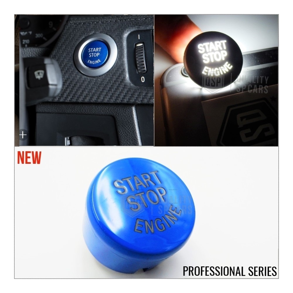 KEY ENGINE IGNITION BLUE BUTTON "START STOP ENGINE" IN ABS FOR BMW 5 GT SERIES F07 Without OFF Button Anti-Scratches NO FOOTPRINT KEY ENGINE IGNITION BLUE BUTTON "START STOP ENGINE" IN ABS FOR BMW 5 GT SERIES F07 Without OFF Button Anti-Scratches NO FOOTPRINT