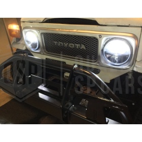 X2 Faros Delanteros LED 7" Pulgadas, 6500K para LAND CRUISER BJ, FJ, Luces de Estacionamiento - Luces de Cruce - Luces de Carretera
