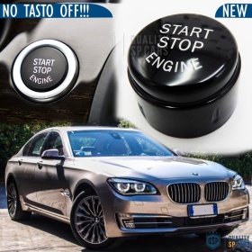 LLAVE BOTÓN DE ENCENDIDO DEL MOTOR NEGRO "START STOP ENGINE" EN ABS PARA BMW SERIE 7 ( F01 F02 F03 F04 ) Sin Bóton OFF, ANTICHUADO NO HUELLAS