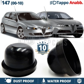 1 TAPÓN GUARDAPOLVO de faro para ALFA ROMEO 147 (00-10) Luces de Cruce Cubierta Bombilla para Installación Kit Led Xenon