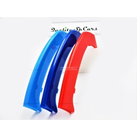 3x Grille COVER STRIPES in Colors M Sport for BMW 3 Series GT F34 with 11 vertical grills
