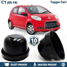 1 TAPPO MAGGIORATO FARI Anteriori per CITROEN C1 (05-14) Coperchio ANTIPOLVERE Installazione KIT LED E XENON