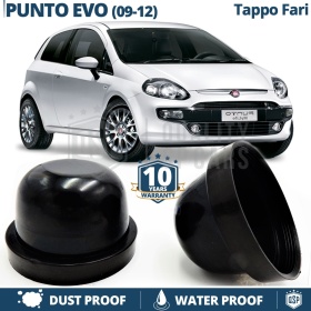 1 SCHEINWERFER Abdeckkappe Abdeckung für FIAT PUNTO EVO (09-12) ABS für Kit Led xenon Umbau Ersatz