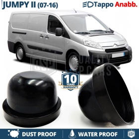 1 Deeper HEADLIGHT CLOSING CAP for CITROEN JUMPY II (07-16) Low Beam DUST WATER Cover for Kit Led Xenon installation