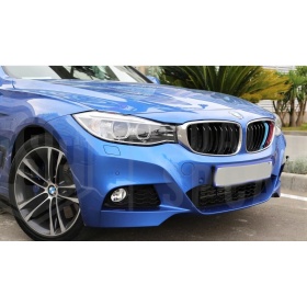 X3 Streifen Kühlergrill Abdeckung Für Bmw 3er GT (F34) Mit 9 Vertikale BAnder in FArben M Sport