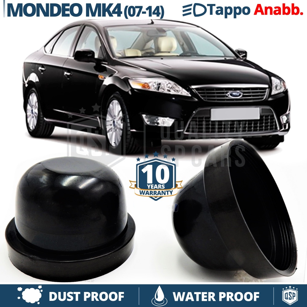1 TAPÓN GUARDAPOLVO de faro para FORD MONDEO MK4 (07-14) Luces de Cruce Cubierta Bombilla para Installación Kit Led Xenon
