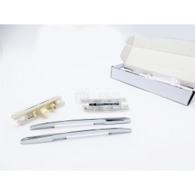 X2 Intermitentes de LED Para BMW Serie 1 E82 E81 E87 E88, 100% CANBUS Plug & Play Lente BLANCA Raya CROMADA