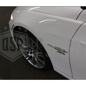 X2 Intermitentes de LED Para BMW Serie 3 E90 E91 E92 E93, 100% CANBUS Plug & Play Lente BLANCA Raya CROMADA