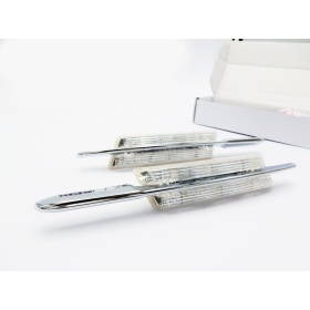 X2 Intermitentes de LED Para BMW Serie 5 E60 E61 100% CANBUS Plug & Play Lente BLANCA Raya CROMADA