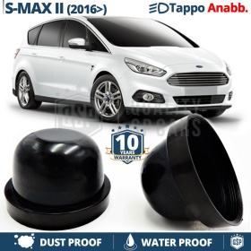 1 Deeper HEADLIGHT CLOSING CAP for FORD S-MAX II (2016-) Low Beam DUST WATER Cover for Kit Led Xenon installation