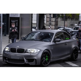 Coppia Frecce Laterali FULL LED per BMW Serie 1 E82 E81 E87 E88 100% CANBUS Scocca ABS Nera + Lente Bianca
