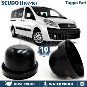 1 TAPÓN GUARDAPOLVO de faro para FIAT SCUDO II (07-16) Cubierta Bombilla para Installación Kit Led Xenon