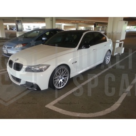 2 Blinkern-LED für BMW 3er E90 E91 E92 E93 100% CANBUS ABS-Gehäuse schwarz + Rauchglas Weiß